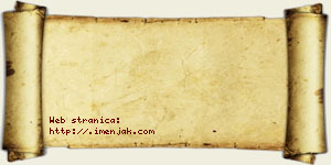 Angelina Nemanjić vizit kartica